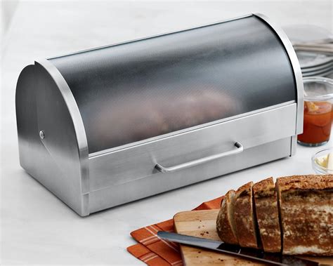 metal vs wood bread box|stainless steel bread box vs wooden.